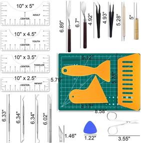 img 3 attached to 🔧 Professional 30 PCS Precision Craft Weeding Tools for Vinyl Weeding, DIY Art Cutting, Scrapbooking, Sewing & Hobbies