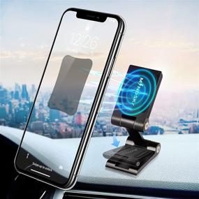 img 4 attached to Magnetic Dashboard Foldable Compatible Smartphones