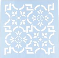 moroccan stencil for pro faux finish, 10.5 x 10.5-inch, single layer logo