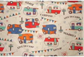 img 1 attached to 🏕️ Bowery Camping Trails Tablecloth Set