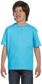 img 2 attached to Hanes Boys' Comfortsoft T-Shirt: Unmatched Comfort for Active Kids