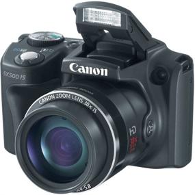 img 2 attached to 📷 Canon PowerShot SX500 IS 16.0 MP Digital Camera: 30x Zoom, Wide-Angle Stabilized, 3.0-Inch LCD (Black)
