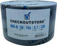 checkoutstore premium dvd r 4 7gb inkjet logo