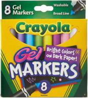 🖍️ карандаши crayola gel fx моющиеся - 8 цветов (2 набора) логотип