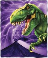 dawhud direct t rex fleece blanket logo