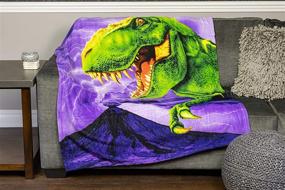 img 2 attached to Dawhud Direct T Rex Fleece Blanket