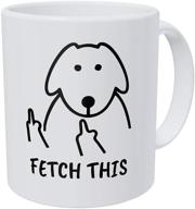 🐶 a mug to keep – fetch this! gifts for dog lovers & owners – 11 oz funny coffee mug, inspirational & motivational logo