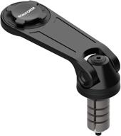 📱 rokform – pro series motorcycle stem phone mount, universal fit for sport bikes with 12-24mm center stems, quad tab twist lock and magnetic mount (black) logo