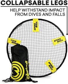 img 3 attached to Spikeball Outdoor Game Set with Drawstring Bag
