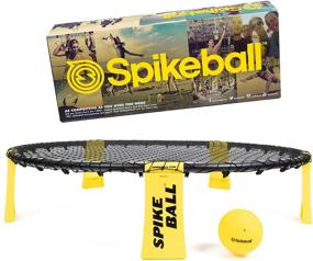 img 4 attached to Spikeball Outdoor Game Set with Drawstring Bag