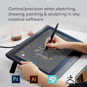 img 3 attached to Wacom DTK1660K0A Cintiq 16 Drawing Tablet: A Powerful Screen-based Sketching Tool