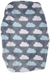 img 1 attached to 🌤️ Happy Little Clouds Changing Table Cover by Little Love NoJo