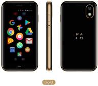 📱 compact palm phone pvg100: unlocked premium phone with 32gb memory and 12mp camera (gold) logo