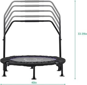 img 3 attached to Oafishly Trampoline Toddlers Foldable Rebounder