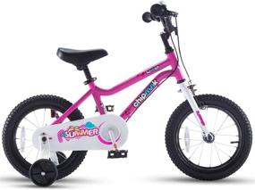 img 3 attached to 🚲 Chipmunk RoyalBaby MK Sports Kids Bike: Perfect for Girls and Boys, Variety of Sizes, Training Wheels and Kickstands Included, in Blue and Pink