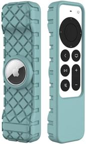 img 4 attached to Anti-Slip Protective Case Compatible With 2021 Apple TV 4K 2Nd Generation Remote Controller And Airtag