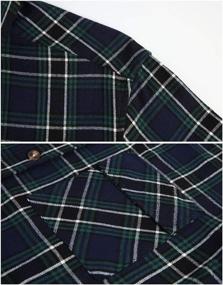 img 1 attached to 👔 Men's Clothing: Regular Sleeve Button-Up Flannel Shirts