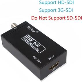 img 3 attached to Wiistar Mini HD 1080P 3G SDI to HDMI Converter - Enhanced Audio Video Adapter Displaying HD-SDI and 3G-SDI Signals on HDMI Screen