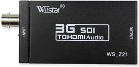 img 4 attached to Wiistar Mini HD 1080P 3G SDI to HDMI Converter - Enhanced Audio Video Adapter Displaying HD-SDI and 3G-SDI Signals on HDMI Screen