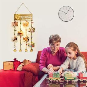 img 3 attached to 📸 Grandmas Brag Board Grandma Gifts: Elegant Hanging Photo Display with Fairy Lights, Perfect Wall Decor for Nana - Birthday Gifts from Granddaughter Grandson