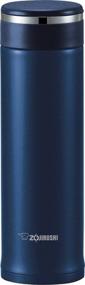 img 3 attached to ☕️ Zojirushi SM-JTE46AD Stainless Steel Travel Mug with Tea Leaf Filter, 16-Ounce, Deep Blue: Enjoy Fresh Tea on the Go!
