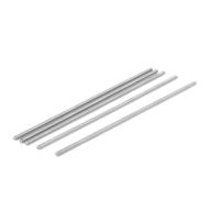 💎 5 pcs of uxcell m4 x 150mm 304 stainless steel fully threaded rod bar studs - silver tone: high-quality and durable logo