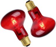 🔥 wuhostam 100w heat lamp red pet light uva spot lamp for reptile and amphibian use - lizard tortoise spider snake chameleon 2 pack - infrared bulb logo