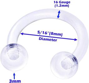 img 2 attached to Internally Threaded Bioflex Circular Piercing