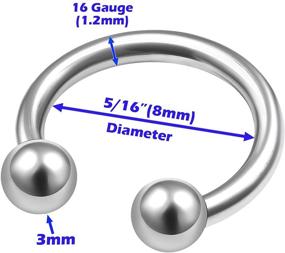 img 3 attached to Internally Threaded Bioflex Circular Piercing