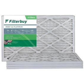 img 4 attached to Pleated Furnace Filters 16X25X1 - Superior Filtration by FilterBuy