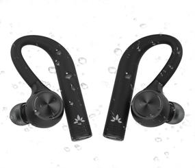 img 4 attached to 🎧 Avantree TW109 Waterproof Bluetooth 5.0 True Wireless Earbuds for Running, Sweatproof In-Ear Headphones with Microphone, Secure Fit Earphones with Ear Hooks for Gym Workout & Outdoor Exercise
