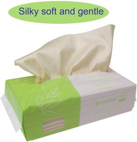 img 1 attached to 300 Count Careboree Unbleached Baby Bamboo Wipes - Versatile Unscented Cotton Tissue for Dry or Wet Use