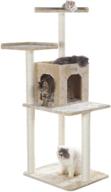 🐱 gleepet cat tree gp78571021 - 57-inch height - beige color logo