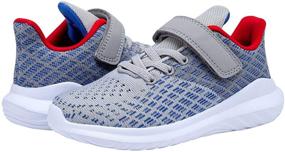 img 4 attached to ALLY BELLY Sneakers Lightweight Numeric_1 Girls' Shoes for Athletic