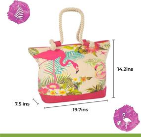 img 3 attached to 👜 RGS Women's Waterproof Beach Tote - Handbags & Wallets for Women