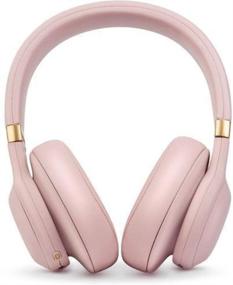 img 4 attached to JBL E55BT Quincy Edition Wireless Over-Ear Headphones with One-Button Remote and Mic - Rose Gold