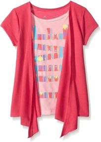 img 2 attached to Dream Little Girls Sleeve Screen Girls' Clothing in Tops, Tees & Blouses