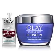 💆 olay regenerist retinol moisturizer: 1.7 oz night cream + whip face moisturizer travel set logo