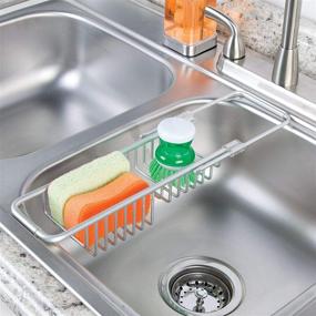 img 1 attached to 🧼 Efficiently Organize Your Sink with iDesign Metro Aluminum Over Sink Organizer Basket