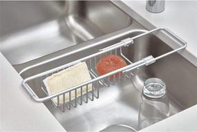 img 3 attached to 🧼 Efficiently Organize Your Sink with iDesign Metro Aluminum Over Sink Organizer Basket