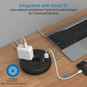 img 1 attached to Полоса питания с USB-портами NTONPOWER Charging