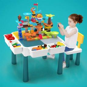 img 2 attached to 🧱 GobiDex Water-Compatible Building Blocks - Activity Toys for Building Structures