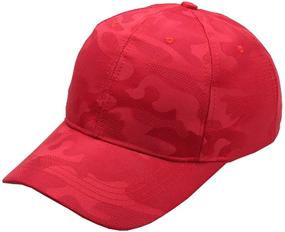 img 1 attached to Adjustable Camouflage Baseball Headdress for Boys' - Foetest Accessories Hats & Caps