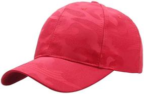 img 4 attached to Adjustable Camouflage Baseball Headdress for Boys' - Foetest Accessories Hats & Caps