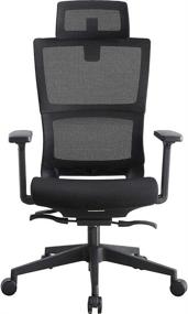 img 4 attached to Lorell LLR81998 Headrest Chair Black