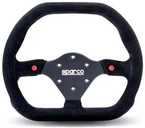 img 2 attached to Sparco 015P310F2SN Suede Steering Wheel