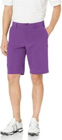img 2 attached to Men's Clothing and Active: Adidas Golf Ultimate Short with Gold Accent