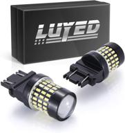 luyed 2 x 900 lumens super bright 3014 78-ex chipsets led bulbs: ideal for tail lights and turn signal lights logo