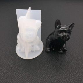 img 3 attached to 🐶 Versatile 3D French Bulldog Soap Mold: Perfect for Cake Decorating, Candle Making, Resin Jewelry DIY, and more!