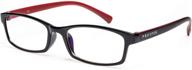 prospek blue light filter glasses: top-rated computer eyeglasses for men and women - gaming glasses blue light blocking with clear lens, anti eyestrain, reading glasses (no magnification) logo